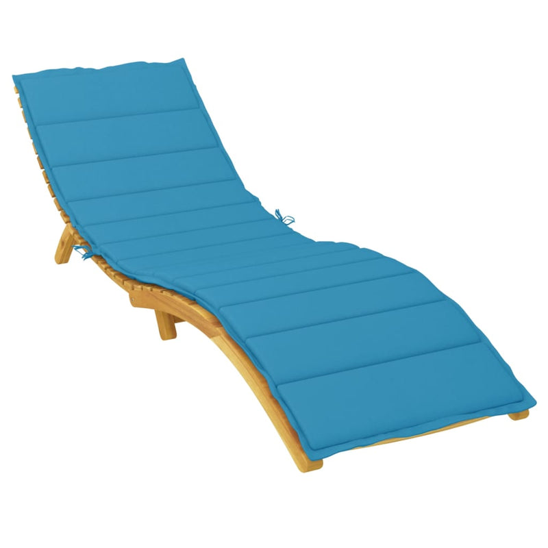 Load image into Gallery viewer, Vidaxl ligbedkussen 200x70x3 cm oxford stof blauw
