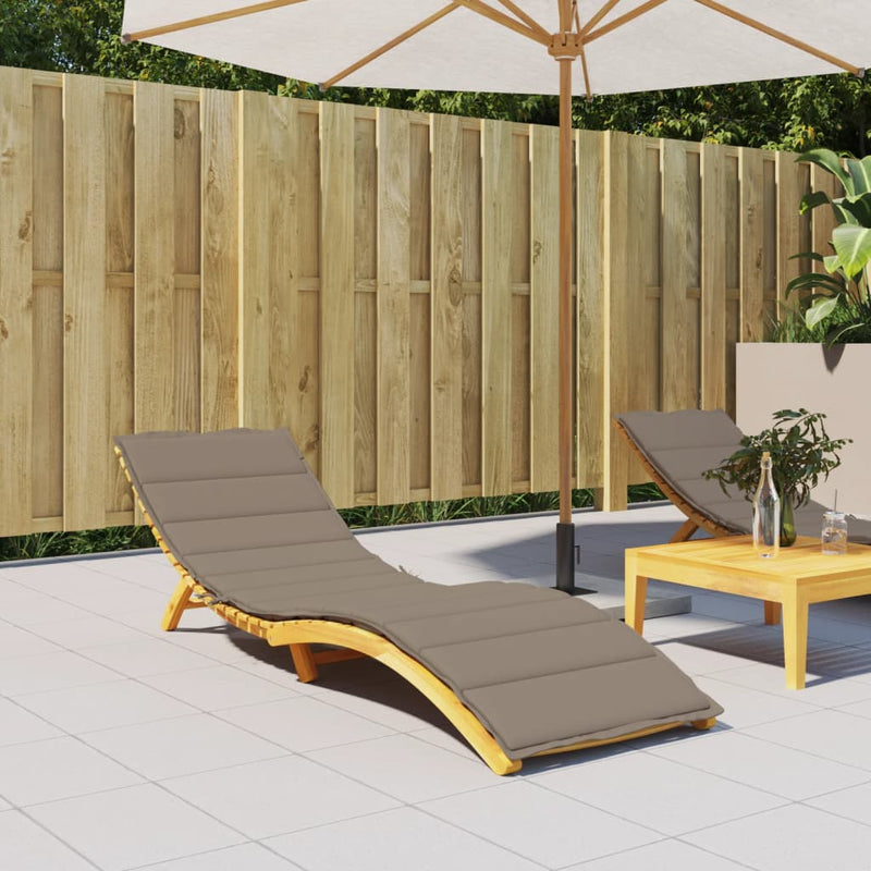 Load image into Gallery viewer, Vidaxl ligbedkussen 200x70x3 cm oxford stof taupe