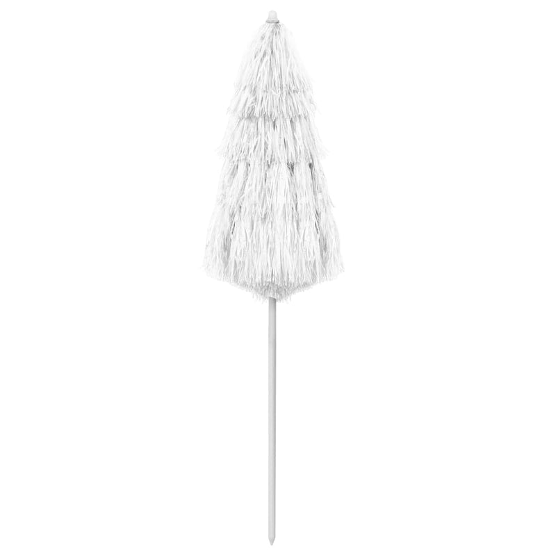 Load image into Gallery viewer, Vidaxl strandparasol hawaï 180 cm wit