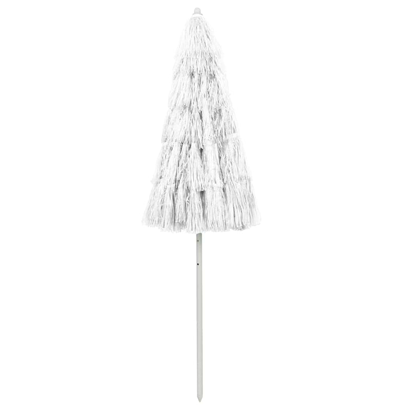 Load image into Gallery viewer, Vidaxl strandparasol hawaï 240 cm wit