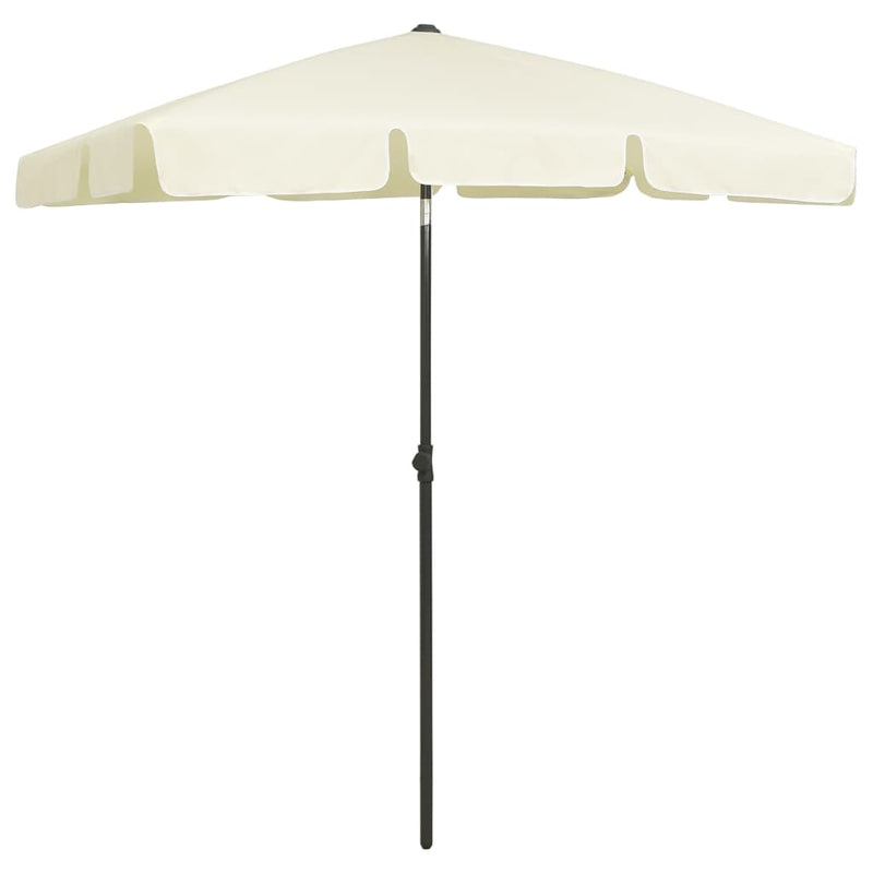 Load image into Gallery viewer, Vidaxl strandparasol 180x120 cm zandgeel