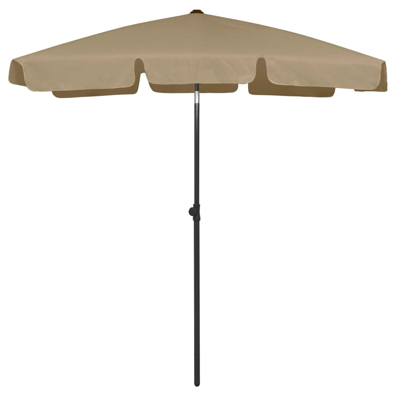 Load image into Gallery viewer, Vidaxl strandparasol 180x120 cm taupe