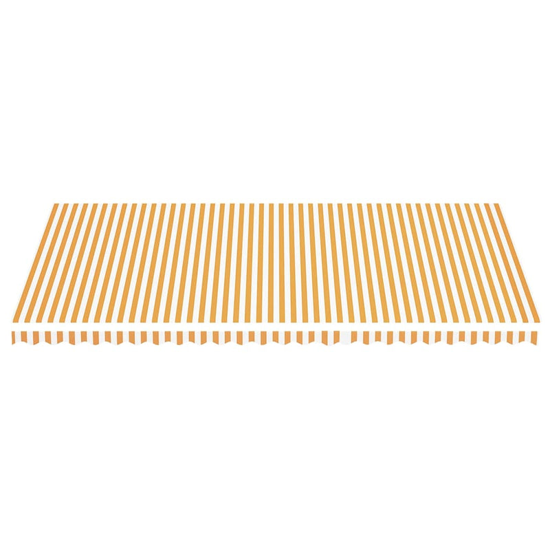 Load image into Gallery viewer, Vidaxl vervangingsdoek voor luifel 6x3,5 m geel en wit