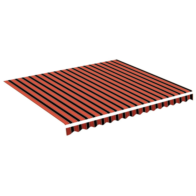 Cargue la imagen en el visor de la galería, Vidaxl vervangingsdoek voor luifel 4x3,5 m oranje en bruin