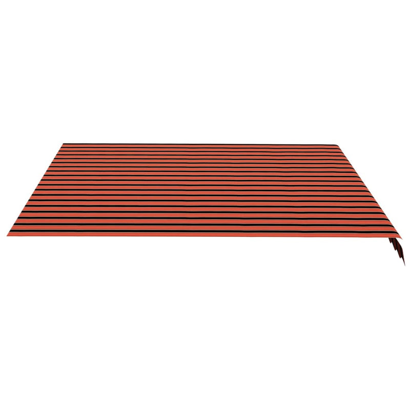 Cargue la imagen en el visor de la galería, Vidaxl vervangingsdoek voor luifel 4x3,5 m oranje en bruin