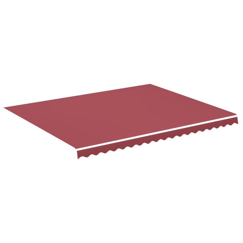 Load image into Gallery viewer, Vidaxl vervangingsdoek voor luifel 4,5x3,5 m bordeauxrood
