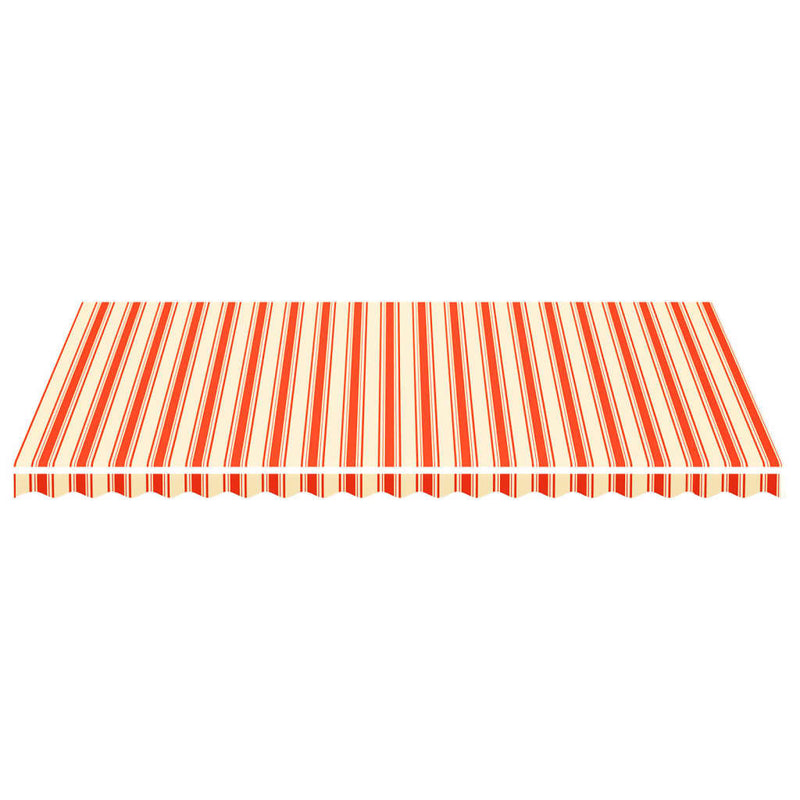 Load image into Gallery viewer, Vidaxl vervangingsdoek voor luifel 5x3 m geel en oranje