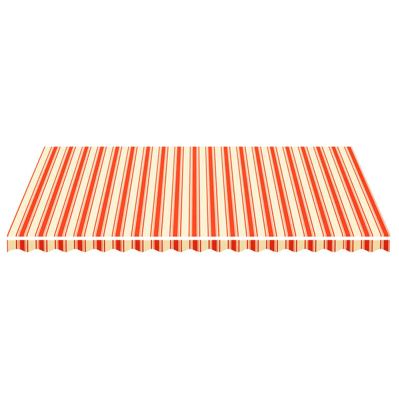 Load image into Gallery viewer, Vidaxl vervangingsdoek voor luifel 5x3,5 m geel en oranje