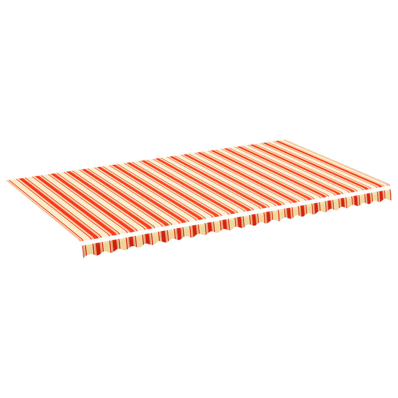 Load image into Gallery viewer, Vidaxl vervangingsdoek voor luifel 6x3,5 m geel en oranje