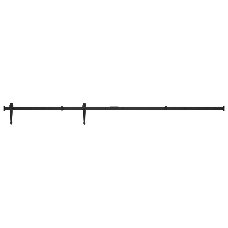 Load image into Gallery viewer, Vidaxl ophangset voor minischuifdeur 183 cm koolstofstaal