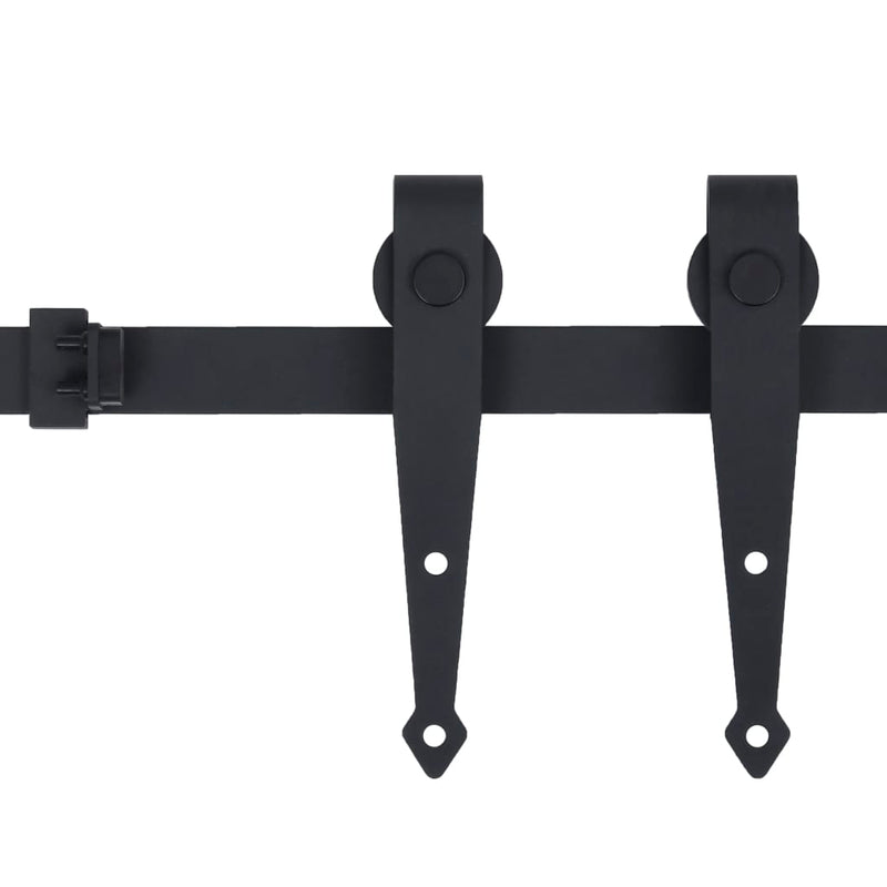 Load image into Gallery viewer, Vidaxl ophangset voor minischuifdeur 200 cm koolstofstaal