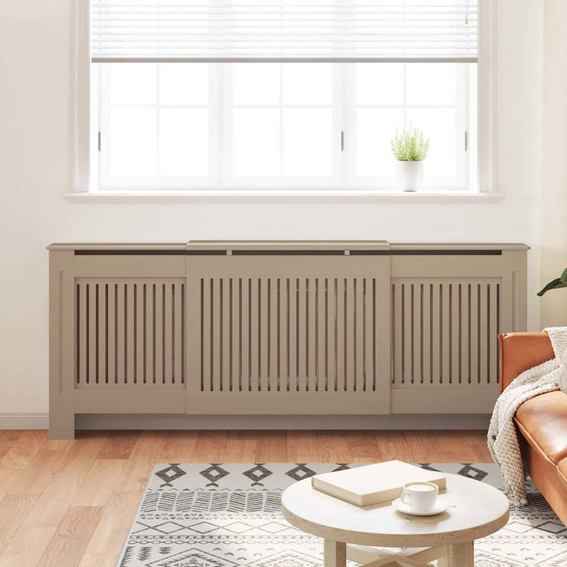 Afbeelding laden in galerijviewer, Vidaxl radiatorombouw 205 cm mdf