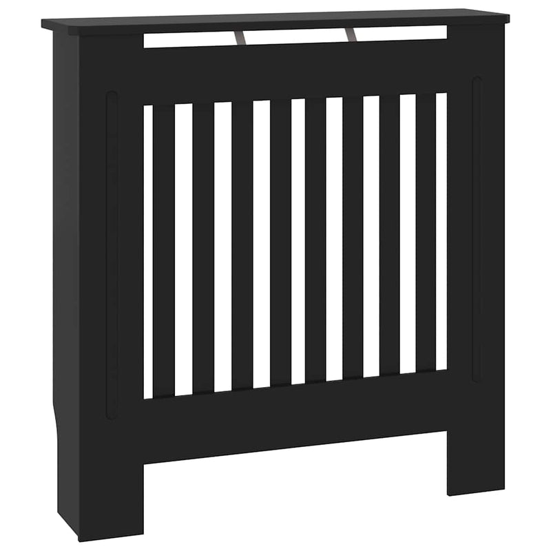Load image into Gallery viewer, Vidaxl radiatorombouw 78 cm mdf zwart