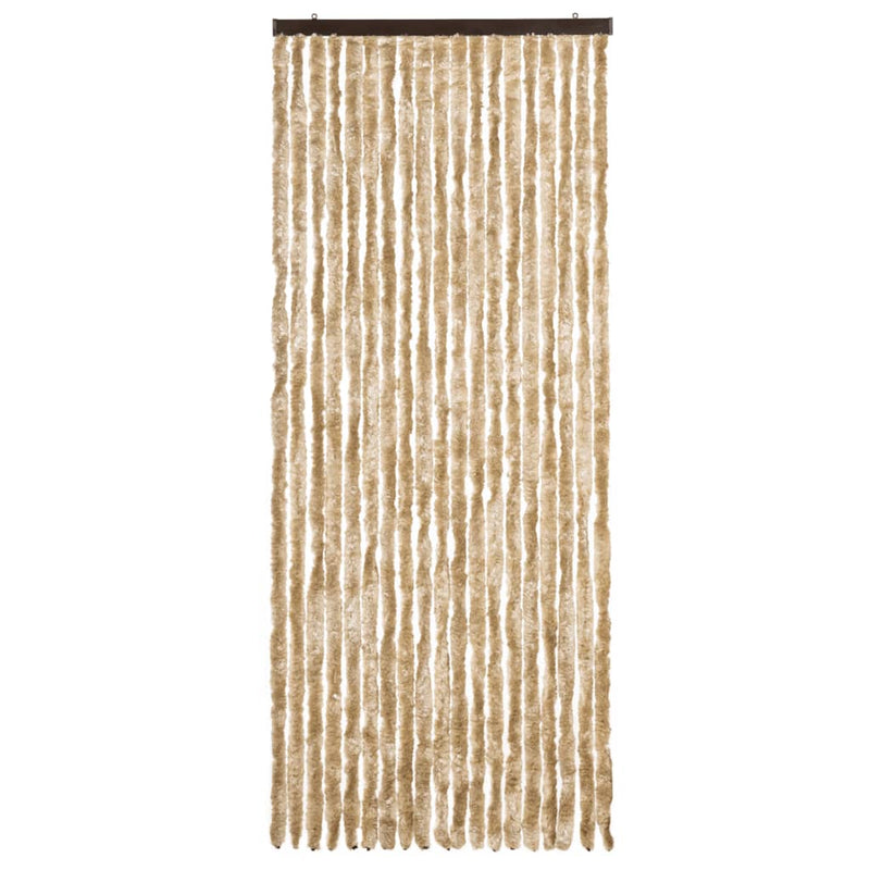 Load image into Gallery viewer, Vidaxl vliegengordijn 56x200 cm chenille beige