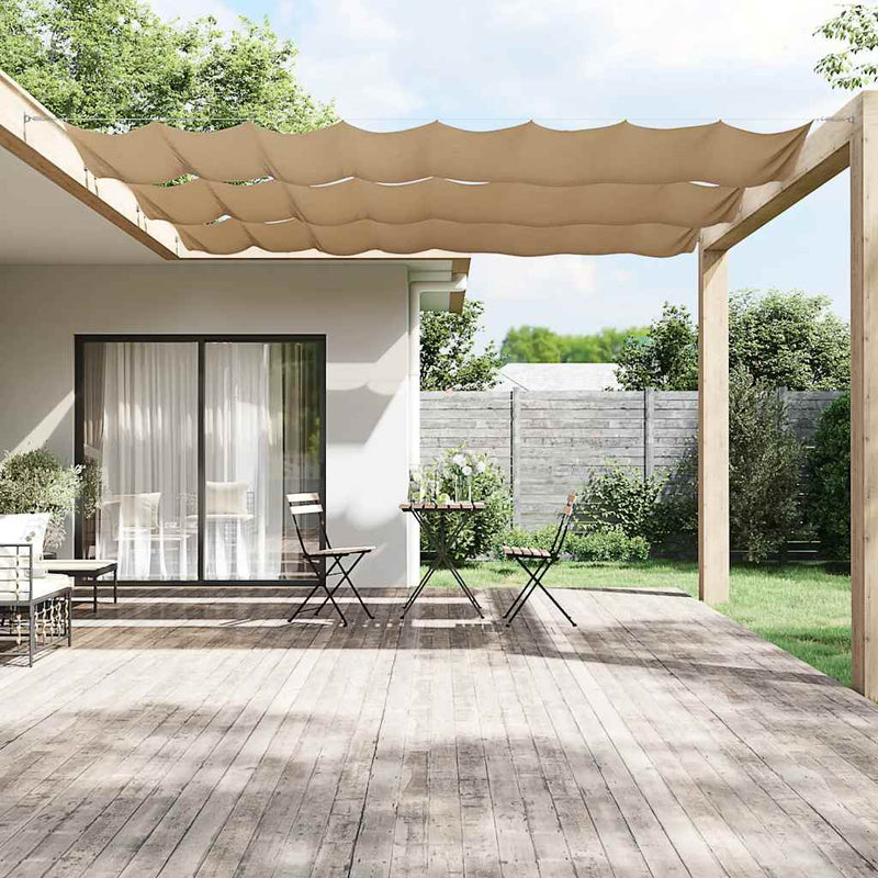 Load image into Gallery viewer, Vidaxl luifel verticaal 180x1200 cm oxford stof taupe