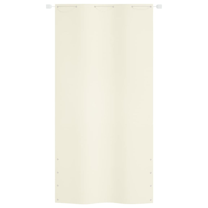 Load image into Gallery viewer, VidaXL Balkonscherm 120x240 cm oxford stof crèmekleurig