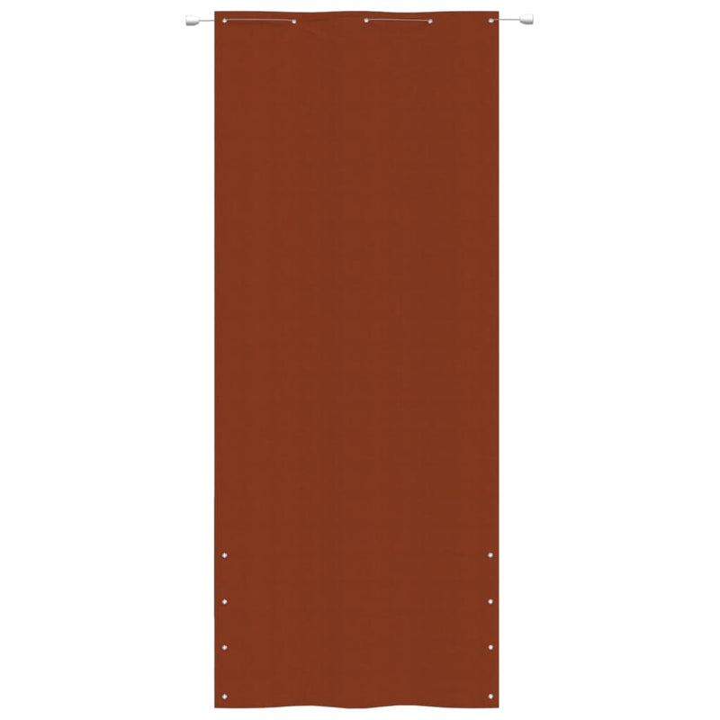 Load image into Gallery viewer, Vidaxl balkonscherm 100x240 cm oxford stof terracottakleurig