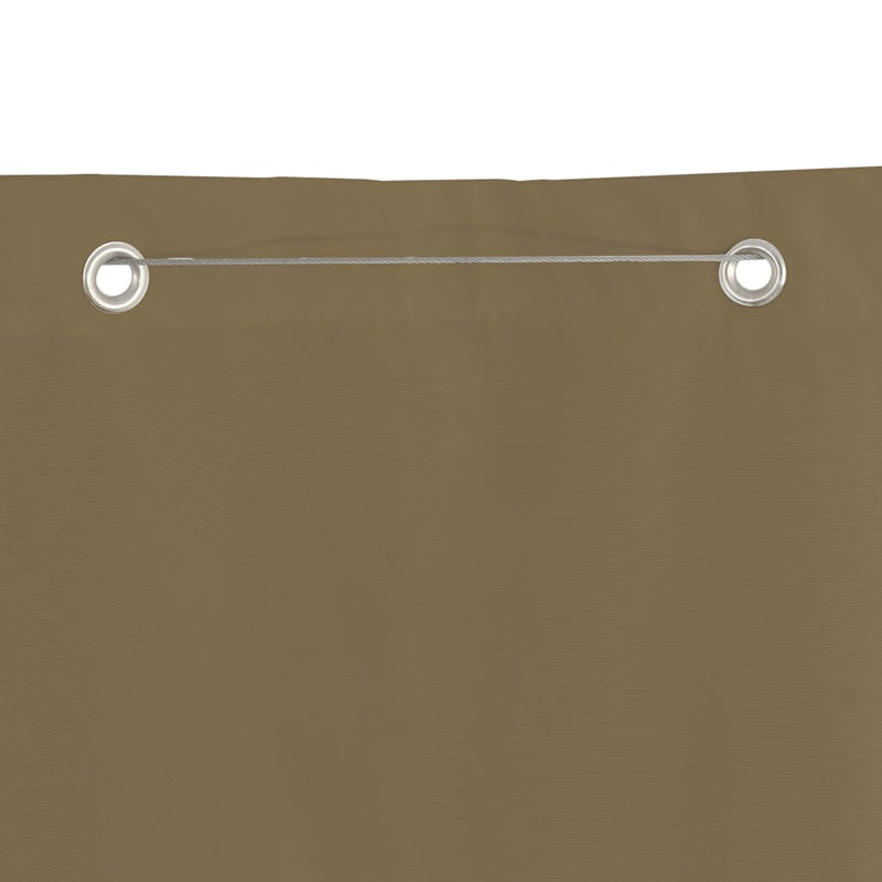 Load image into Gallery viewer, VidaXL Balkonscherm 120x240 cm oxford stof taupe