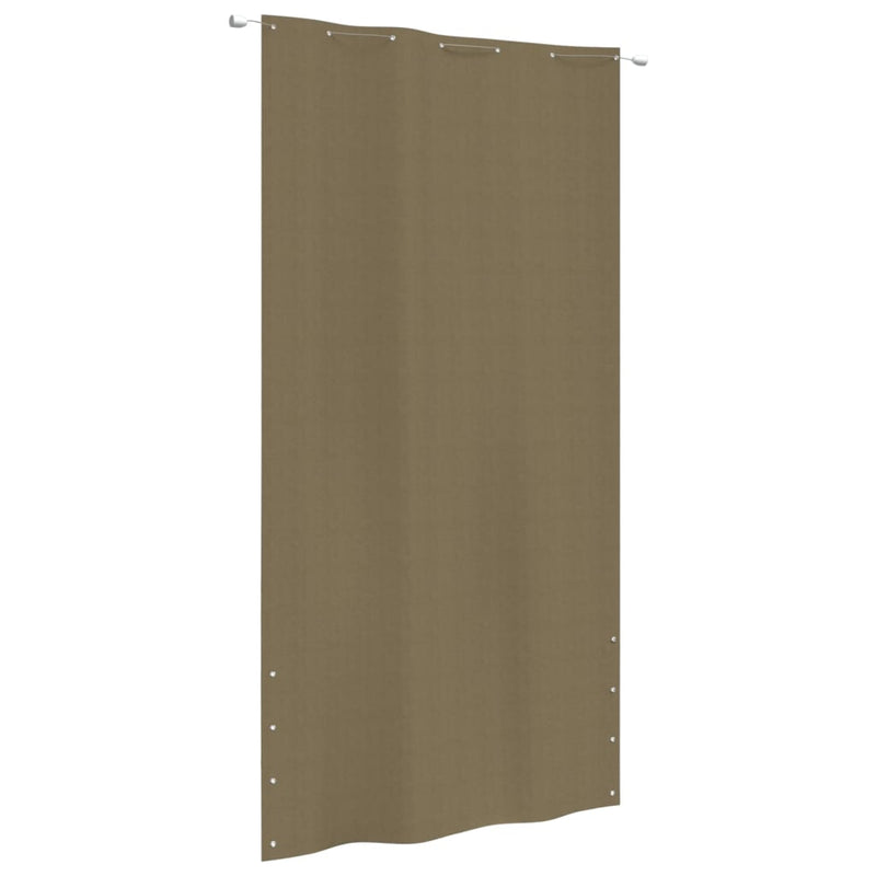 Afbeelding laden in galerijviewer, Vidaxl balkonscherm 140x240 cm oxford stof taupe