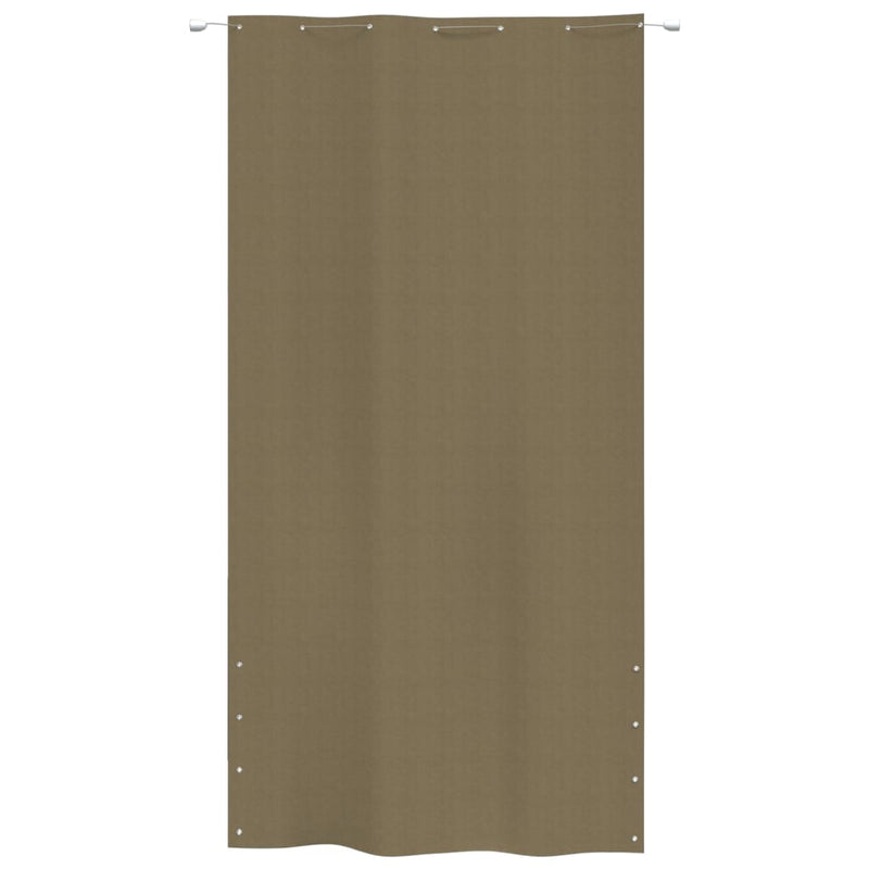 Afbeelding laden in galerijviewer, Vidaxl balkonscherm 140x240 cm oxford stof taupe