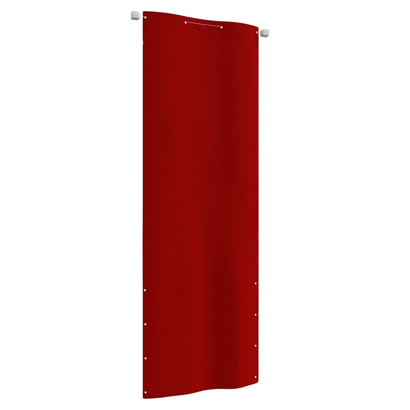 ギャラリービューアに画像をロードする, Vidaxl balkonscherm 80x240 cm oxford stof rood