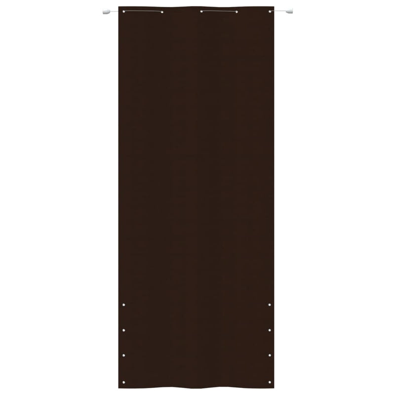 Load image into Gallery viewer, Vidaxl balkonscherm 100x240 cm oxford stof bruin