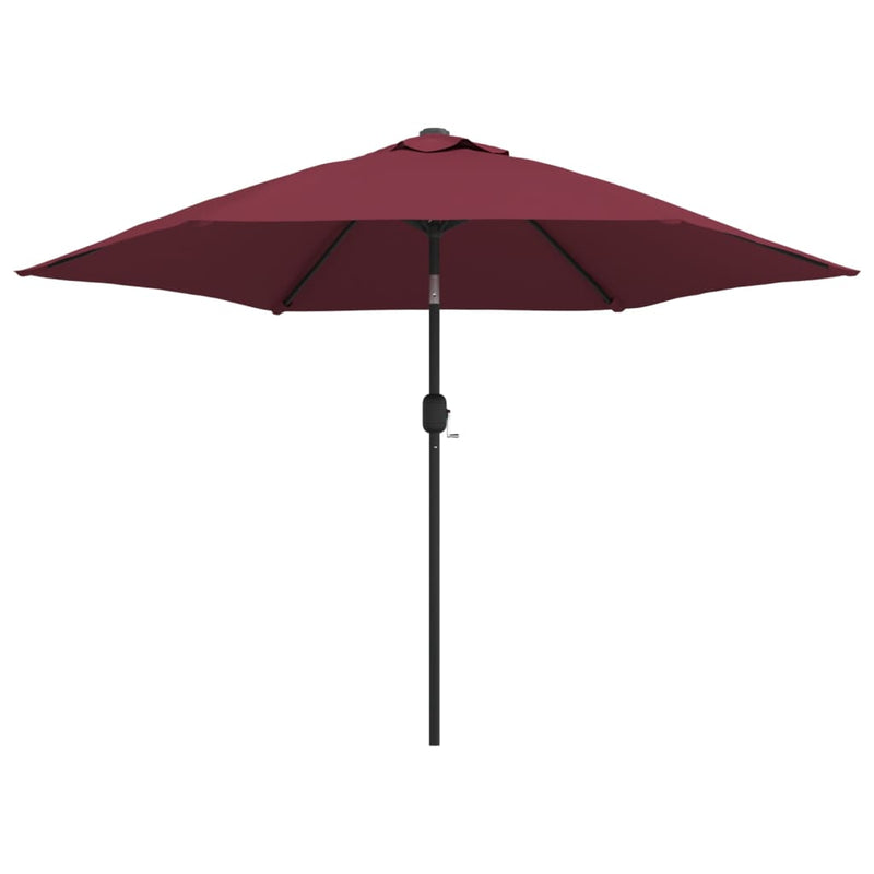 Load image into Gallery viewer, VidaXL Parasol met metalen paal 300 cm bordeauxrood