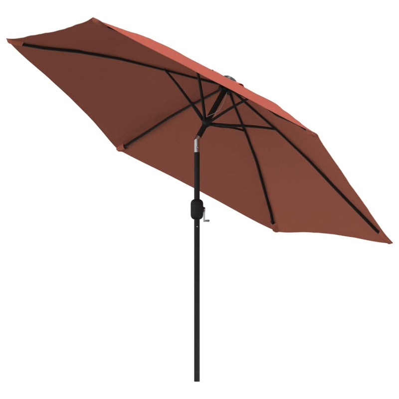 Load image into Gallery viewer, VidaXL Parasol met metalen paal 300 cm terracottakleurig