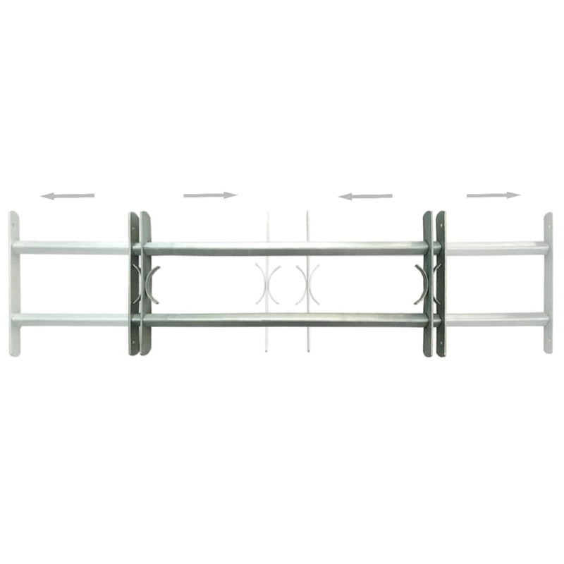 Load image into Gallery viewer, VidaXL Raambeveiligingen verstelbaar 2 st 700-1050 mm