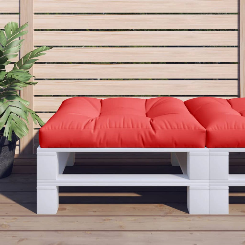 Load image into Gallery viewer, Vidaxl palletkussen 70x70x12 cm stof rood