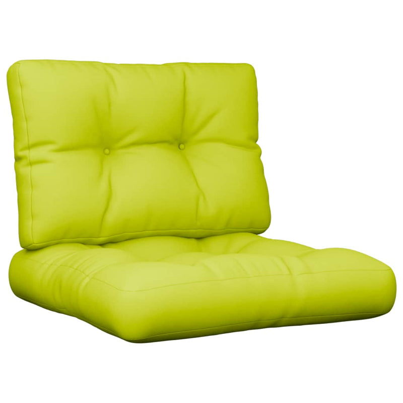 Load image into Gallery viewer, Vidaxl palletkussens 2 st stof heldergroen