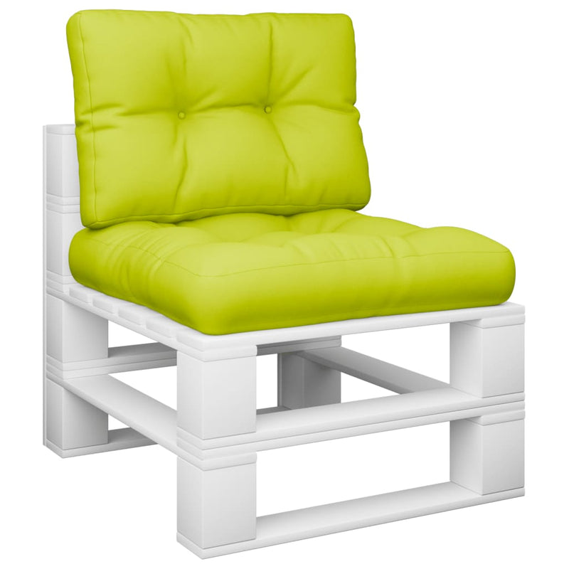 Load image into Gallery viewer, Vidaxl palletkussens 2 st stof heldergroen