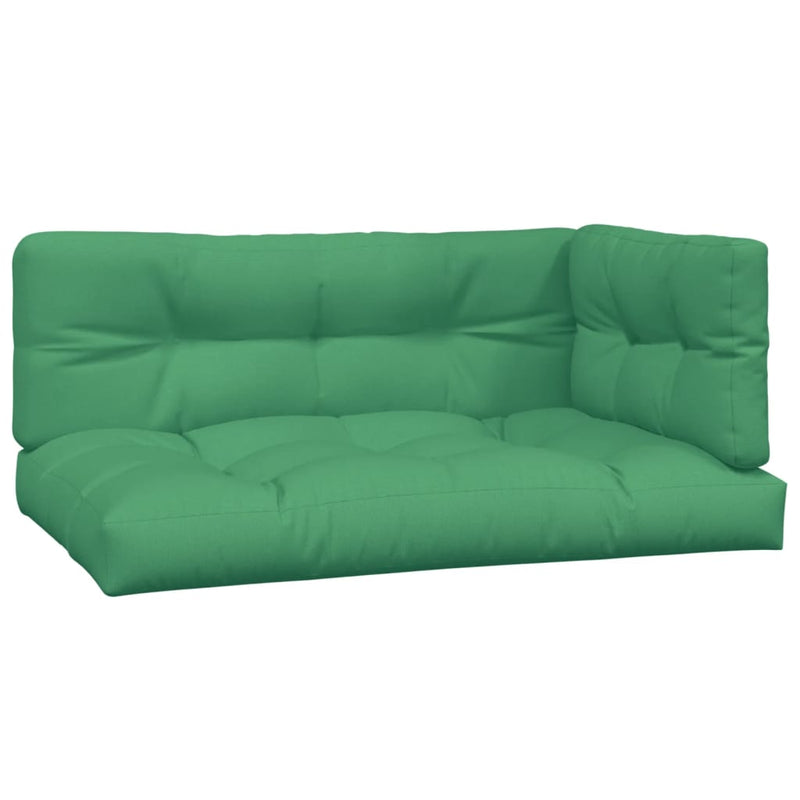Load image into Gallery viewer, Vidaxl palletkussens 3 st stof groen