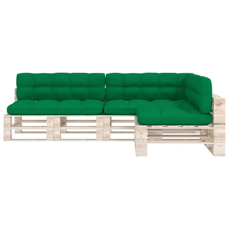 Load image into Gallery viewer, Vidaxl bankussens pallet 7 st groen