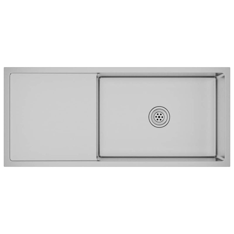 Load image into Gallery viewer, Vidaxl gootsteen handgemaakt roestvrij staal