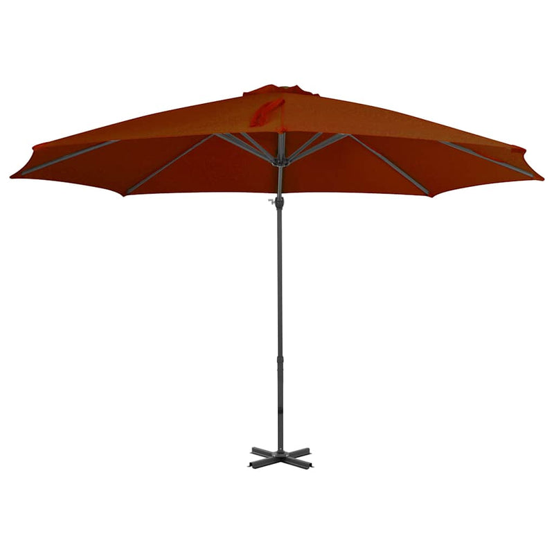 Chargez l'image dans la visionneuse de la galerie, Vidaxl zweefparasol met aluminium paal 300 cm terracottakleurig