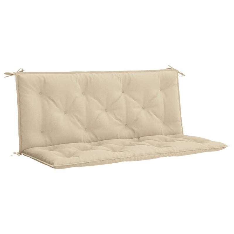 Load image into Gallery viewer, Vidaxl tuinbankkussen 120x(50+50)x7 cm oxford stof beige