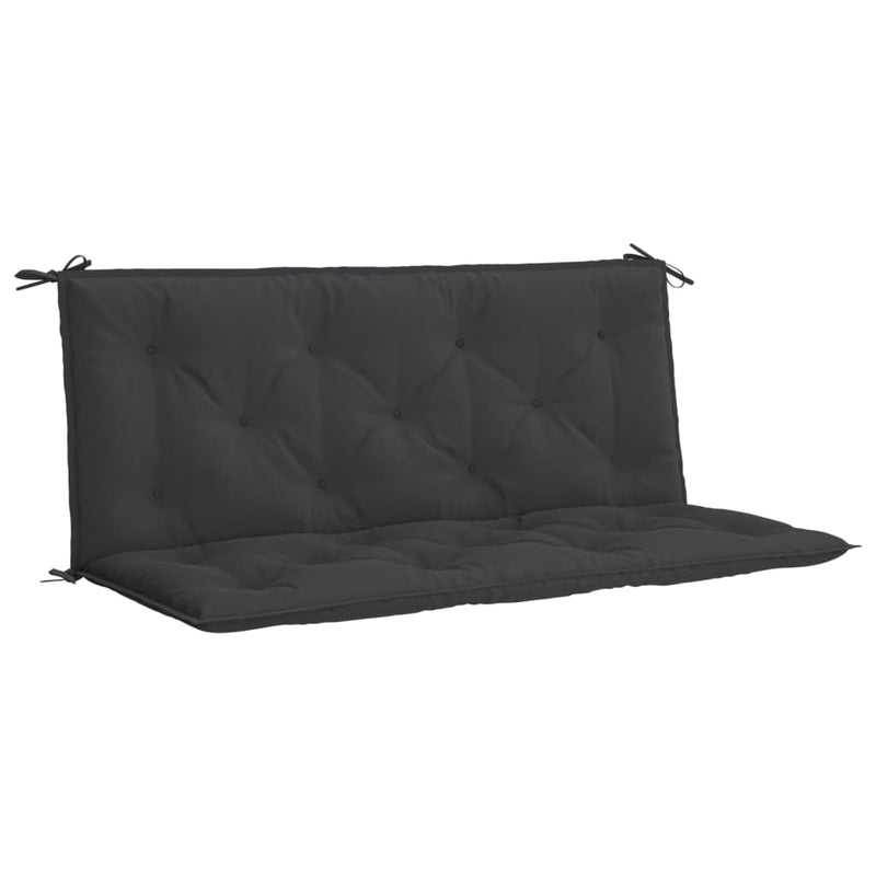 Load image into Gallery viewer, Vidaxl tuinbankkussen 120x(50+50)x7 cm oxford stof zwart