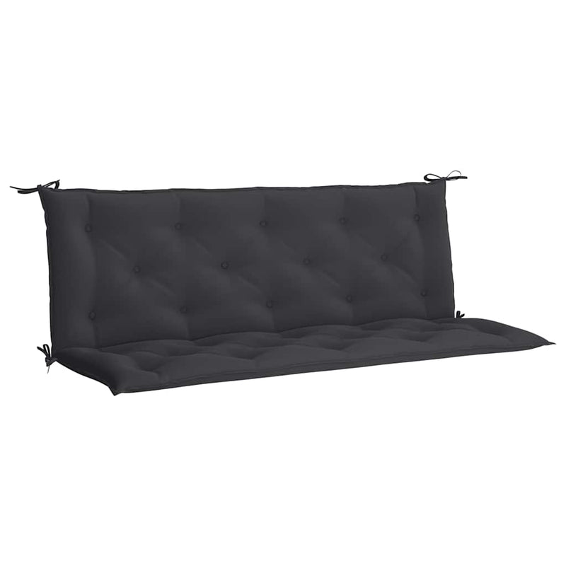 Load image into Gallery viewer, Vidaxl tuinbankkussen 150x(50+50)x7 cm oxford stof zwart