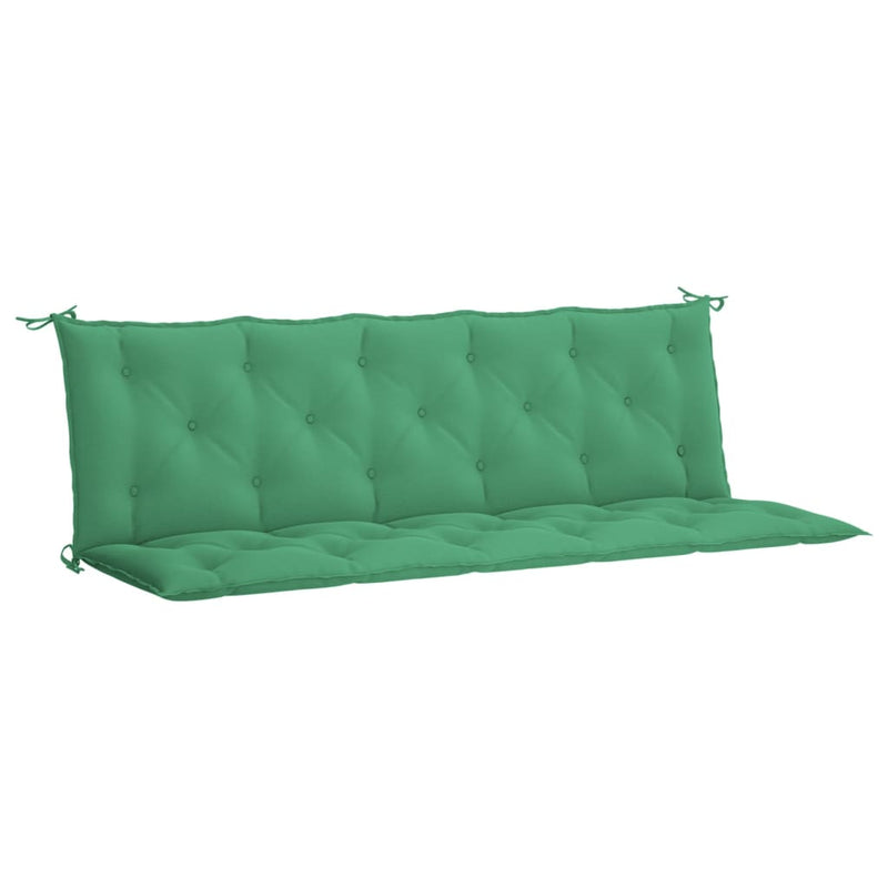 Load image into Gallery viewer, Vidaxl tuinbankkussen 180x(50+50)x7 cm oxford stof groen