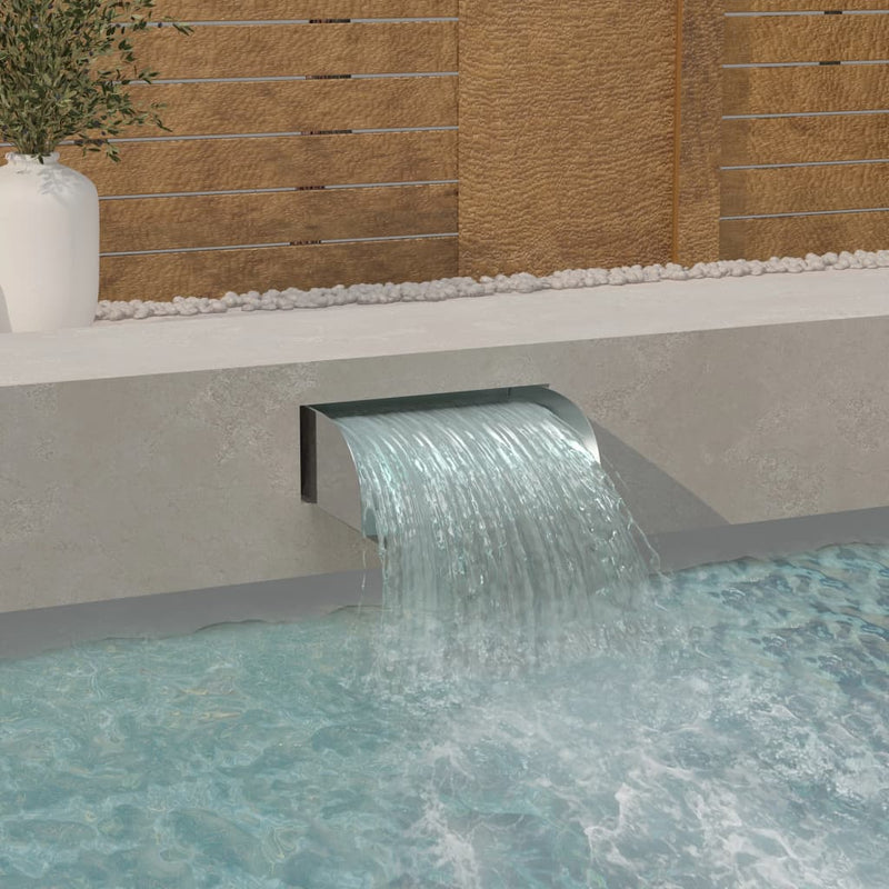 ギャラリービューアに画像をロードする, Vidaxl waterval met led's 45x34x14 cm roestvrij staal 304