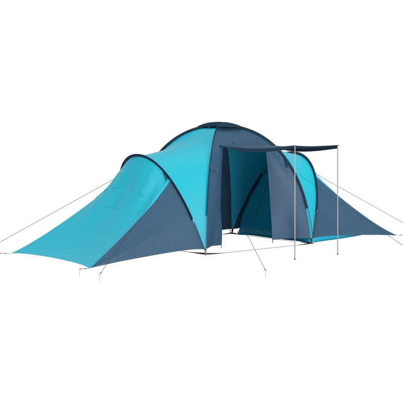 Load image into Gallery viewer, Vidaxl tent 6-persoons blauw en lichtblauw