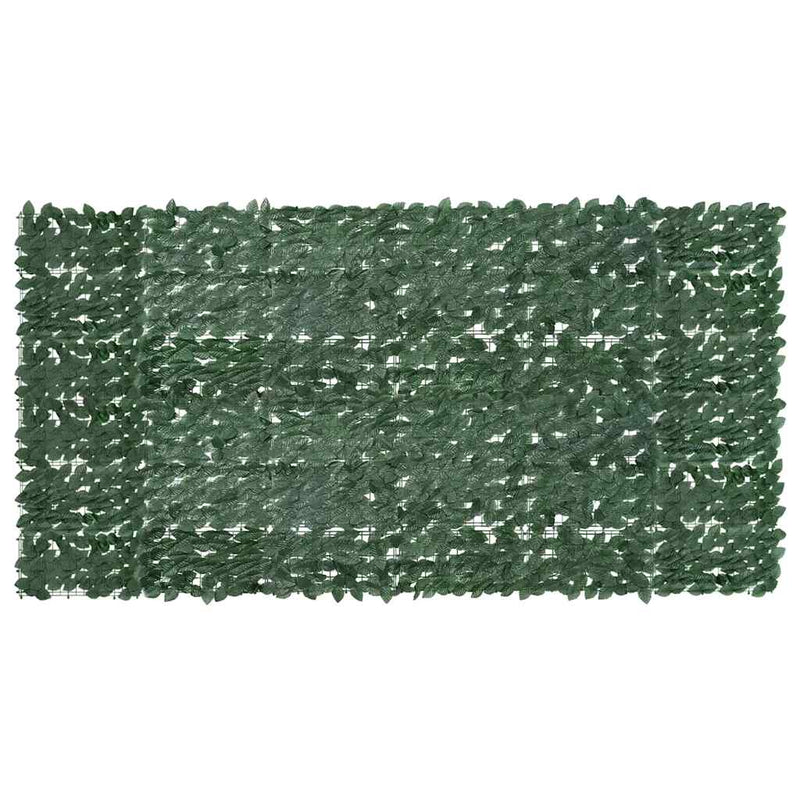 Load image into Gallery viewer, Vidaxl balkonscherm met donkergroene bladeren 300x150 cm