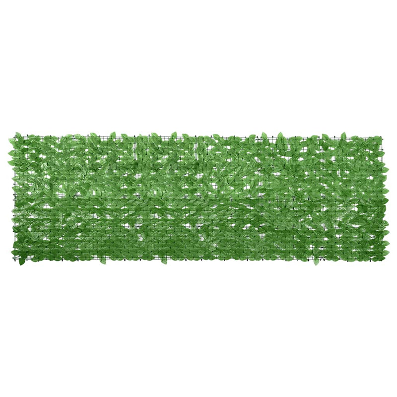 Load image into Gallery viewer, Vidaxl balkonscherm met groene bladeren 300x100 cm