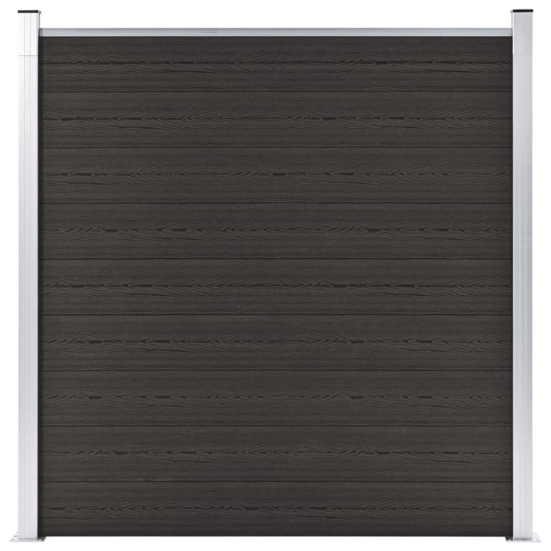 Load image into Gallery viewer, VidaXL Schuttingpaneel 180x186 cm HKC zwart