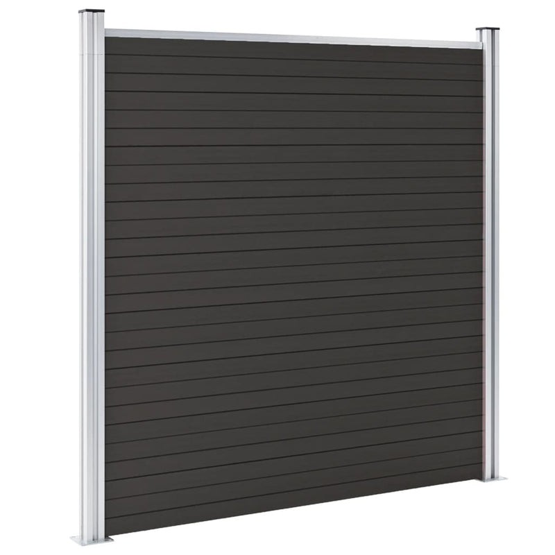 Load image into Gallery viewer, VidaXL Schuttingpaneel 180x186 cm HKC zwart