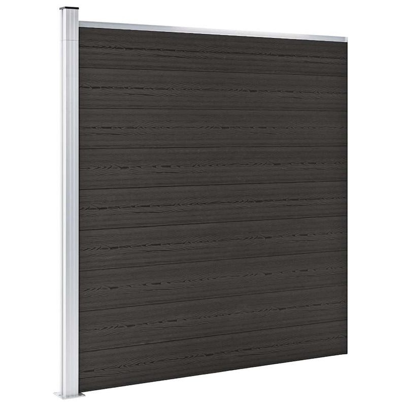 Load image into Gallery viewer, Vidaxl schuttingpaneel 175x186 cm hkc zwart