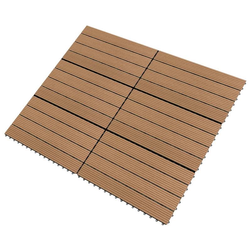 Load image into Gallery viewer, Vidaxl terrastegels 6 st 60x30 cm 1,08 m² hkc bruin