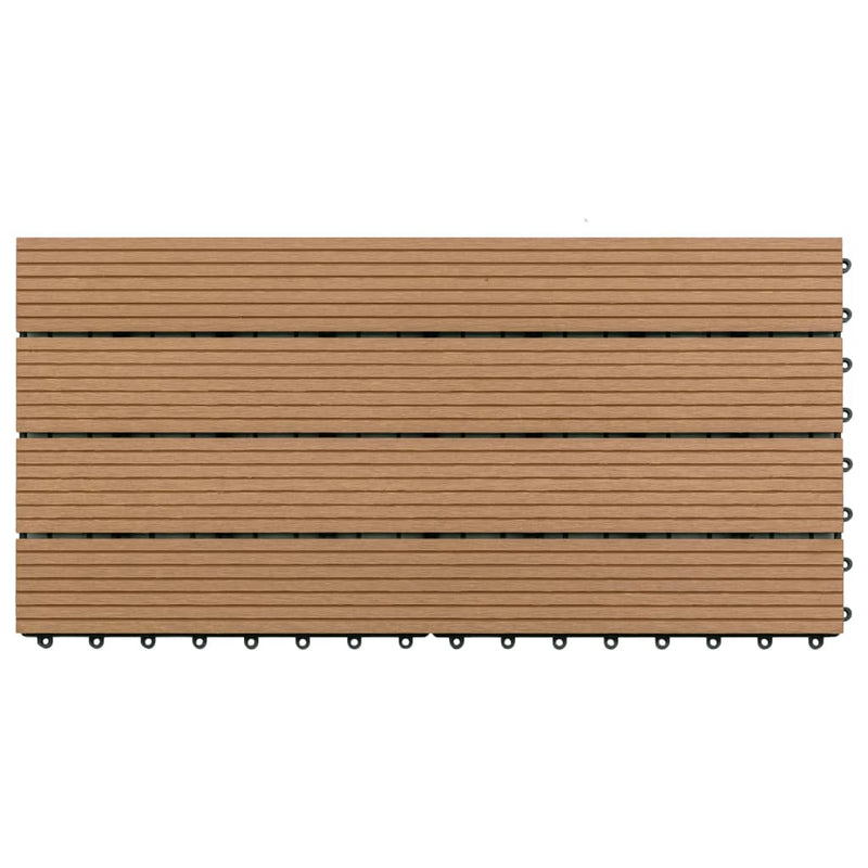 Load image into Gallery viewer, Vidaxl terrastegels 6 st 60x30 cm 1,08 m² hkc bruin