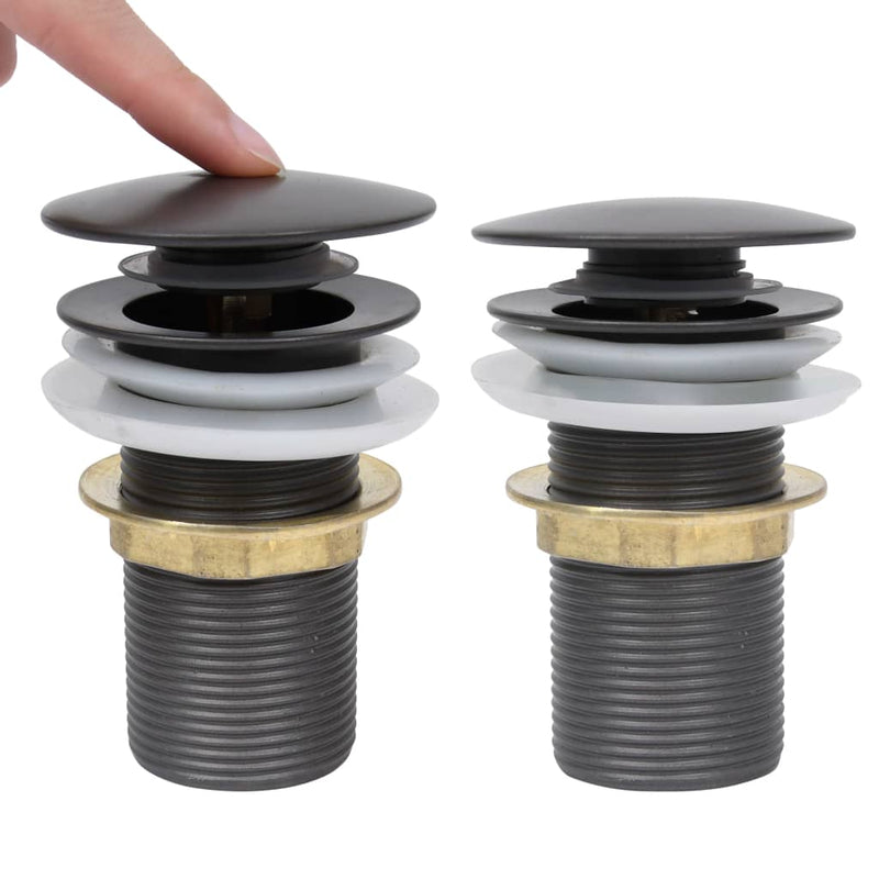 Load image into Gallery viewer, Vidaxl afvoer pop-up zonder overloop 6,4x6,4x9,1 cm grijs